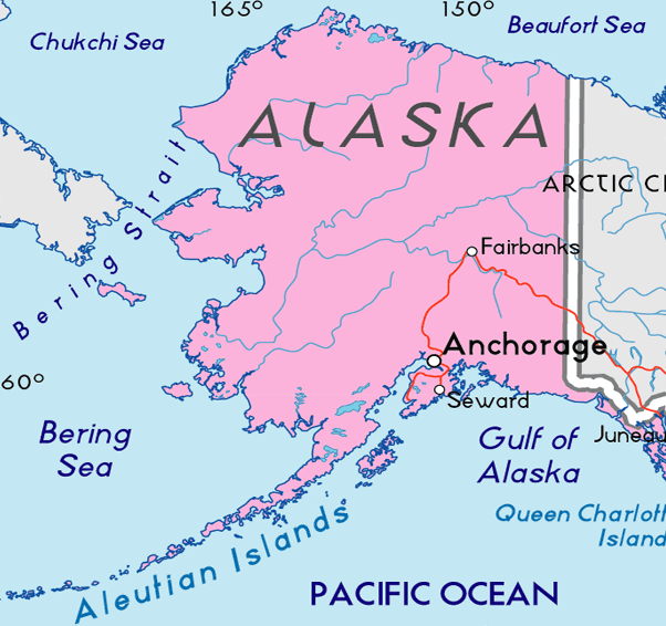 Map of Alaska