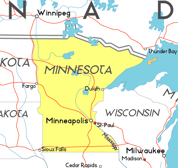 Map of Minnesota