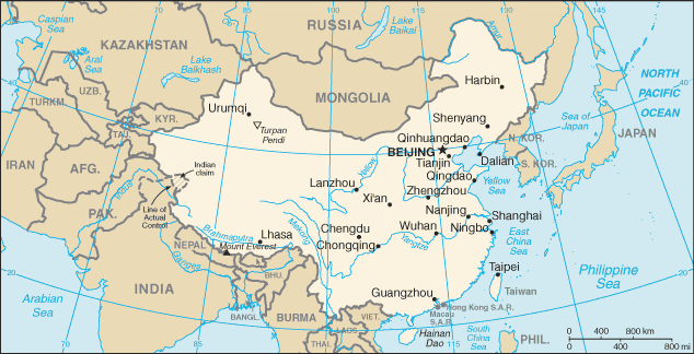 Map of Shanghai